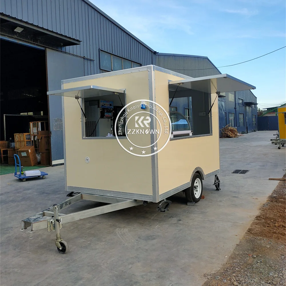 Concession Fast Food Trailer Custom Ice Cream Cart Street Restaurant Catering Trailer Mobile Food Truck With Full Kitchen
Concession Fast Food Trailer Custom Ice Cream Cart Street Restaurant Catering Trailer Mobile Food Truck With Full Kitchen