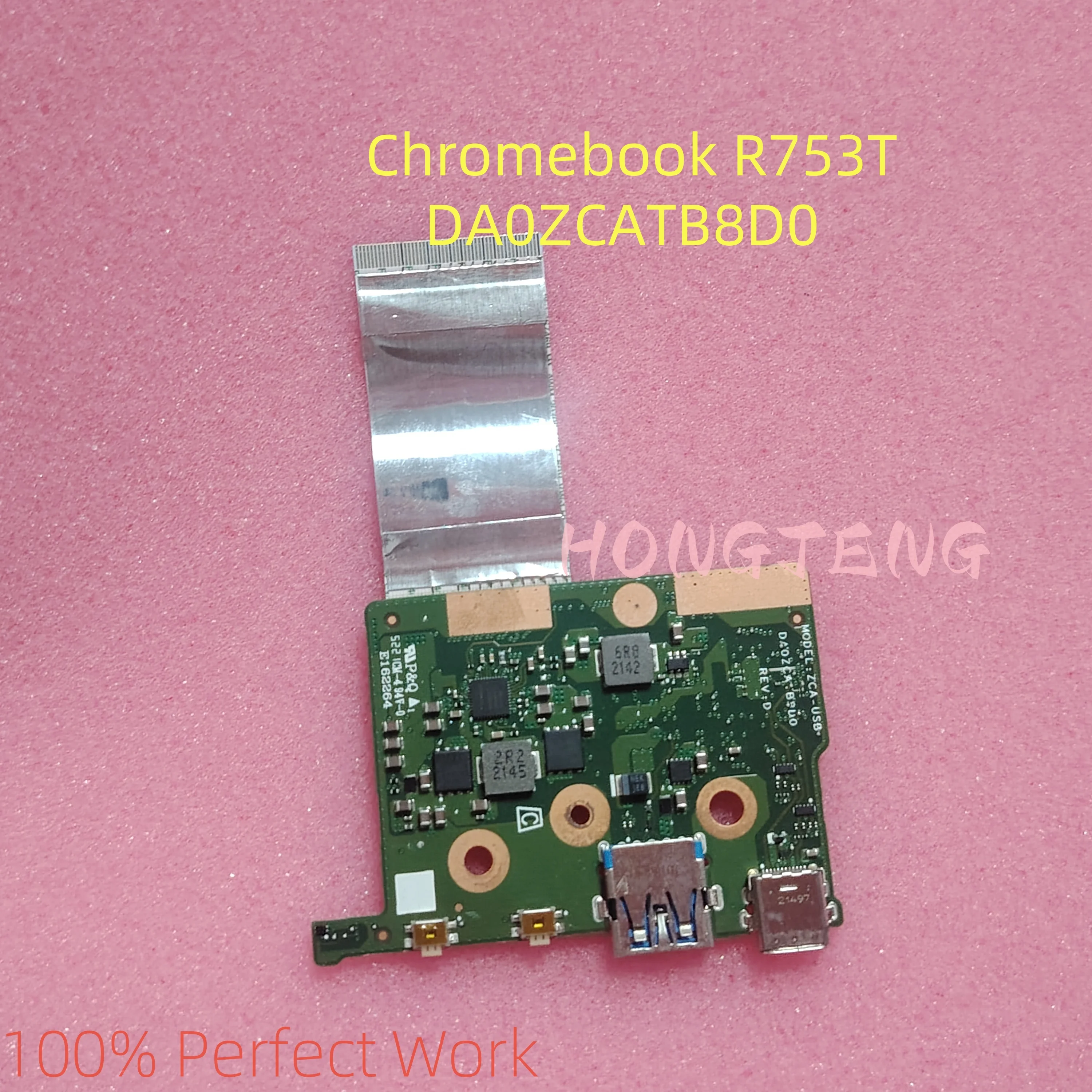 Genuine DA0ZCATB8D0 For Acer Chromebook R753T OEM USB-C USB Board w/ Cables Tested Fast Shipping
Genuine DA0ZCATB8D0 For Acer Chromebook R753T OEM USB-C USB Board w/ Cables Tested Fast Shipping