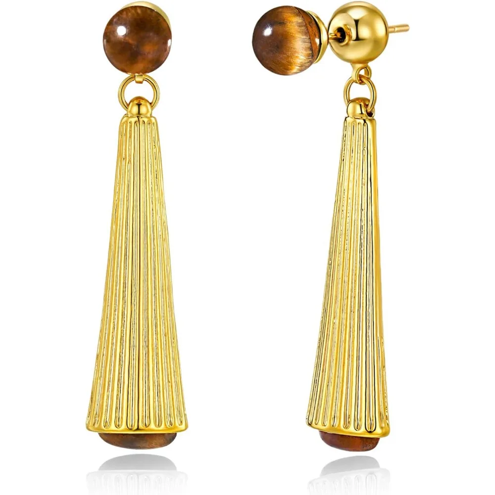 Long ribbed tiger eye bar drop earrings chunky geometric handmade statement jewelry for women summer beach vintage hoops
Long ribbed tiger eye bar drop earrings chunky geometric handmade statement jewelry for women summer beach vintage hoops