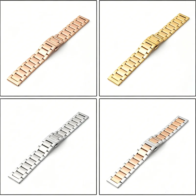 High Quality Solid Stainless Steel Watch Strap Replacement for 14mm 16mm 18mm 20mm 22mm Universal Watch Bracelet Accessories
High Quality Solid Stainless Steel Watch Strap Replacement for 14mm 16mm 18mm 20mm 22mm Universal Watch Bracelet Accessories