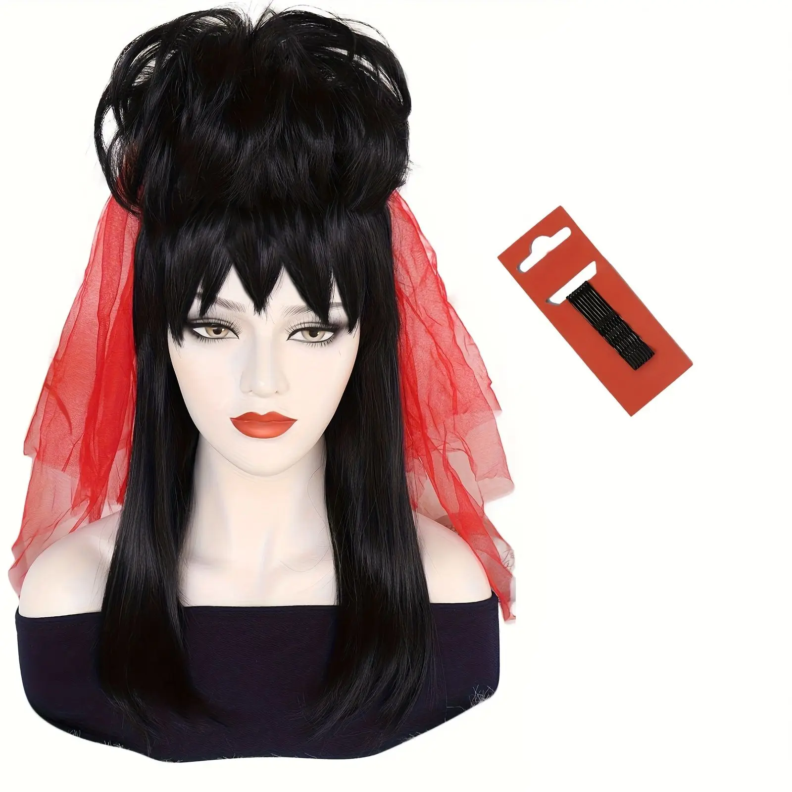 Synthetic Medium Long Black Straight Cosplay Wig for Halloween Party Classic fashion for Women Dress Up Wig
Synthetic Medium Long Black Straight Cosplay Wig for Halloween Party Classic fashion for Women Dress Up Wig