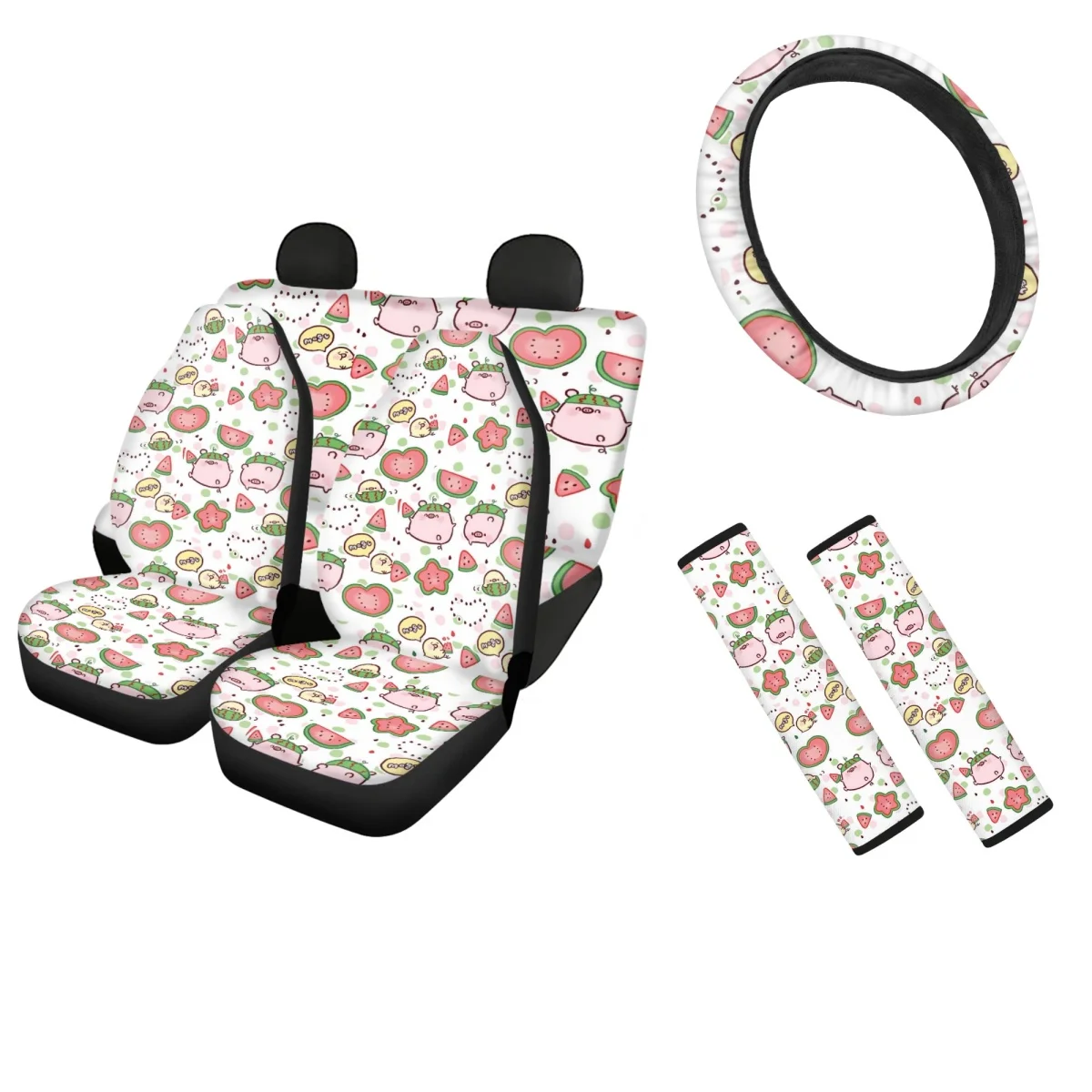 Funny Pig Car Seat Covers Seat Belt Strap Shoulder Pad For Adults and Children Fit Most Vehicle Steering Wheel Cover for Women
Funny Pig Car Seat Covers Seat Belt Strap Shoulder Pad For Adults and Children Fit Most Vehicle Steering Wheel Cover for Women