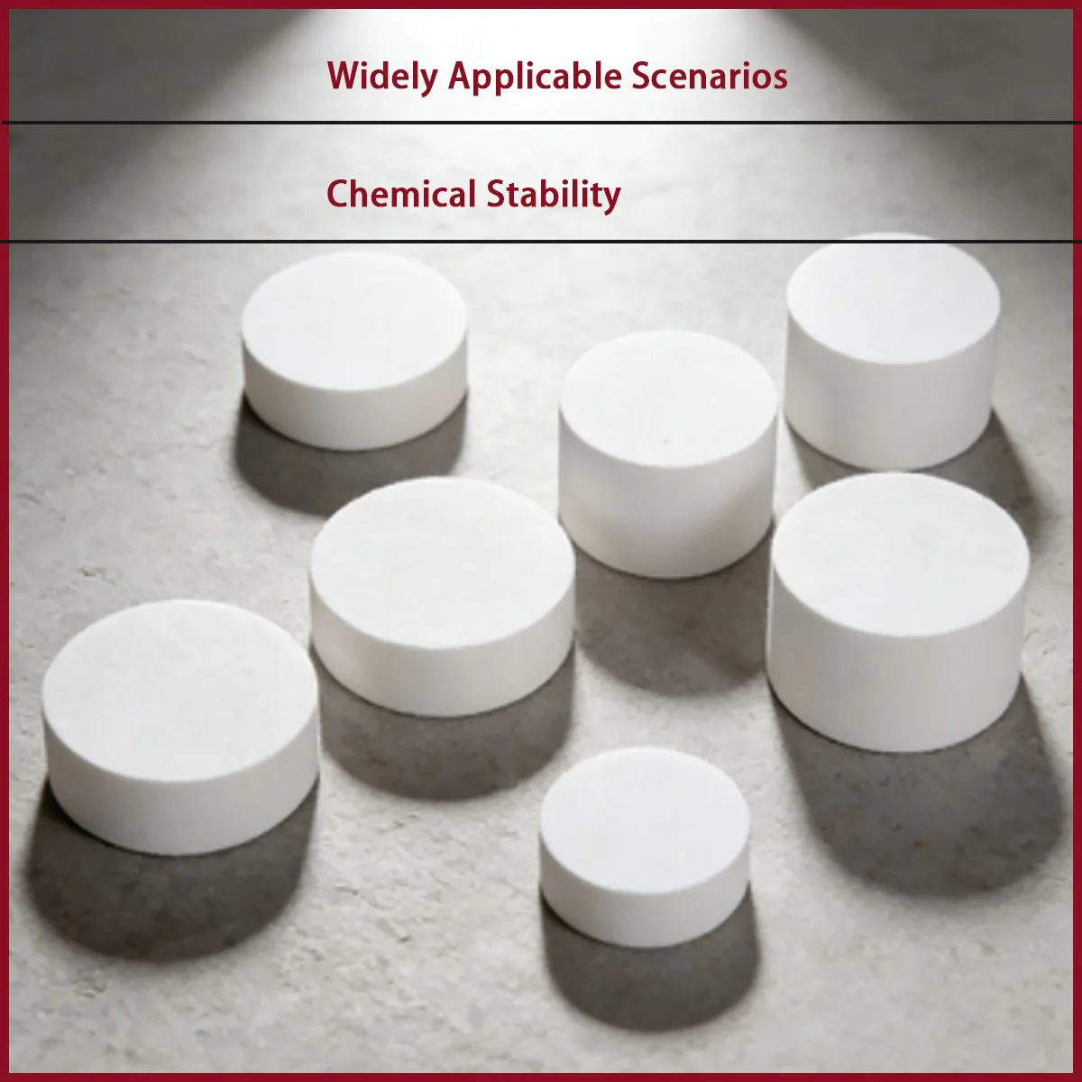 Aluminum oxide circular pad with a diameter of 8-35mm is used for mechanical processing, chemical equipment, etc
Aluminum oxide circular pad with a diameter of 8-35mm is used for mechanical processing, chemical equipment, etc