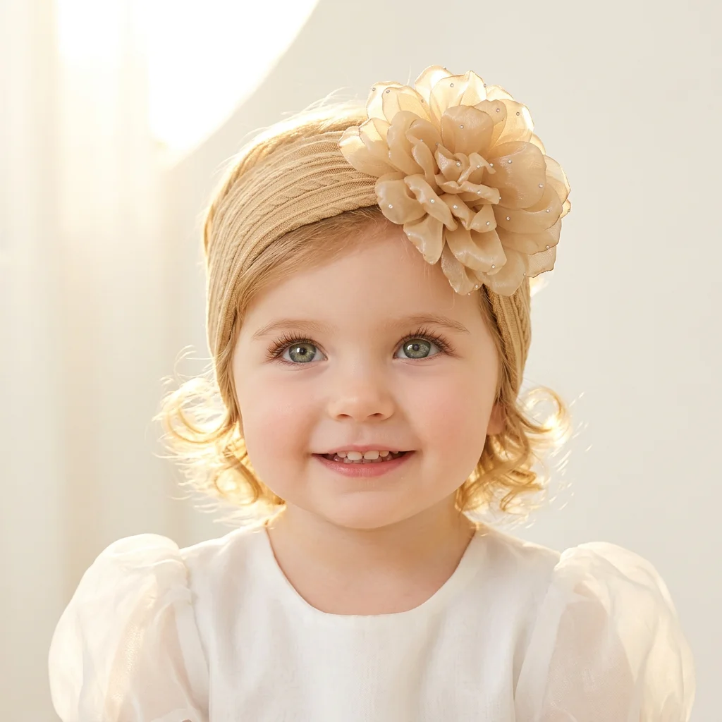 Rhinestone Flower Baby Wide Headband Cable Twist Knit Elastic Turban Soft Stretch Nylon Newborn Infant Girls Hair Accessories
Rhinestone Flower Baby Wide Headband Cable Twist Knit Elastic Turban Soft Stretch Nylon Newborn Infant Girls Hair Accessories