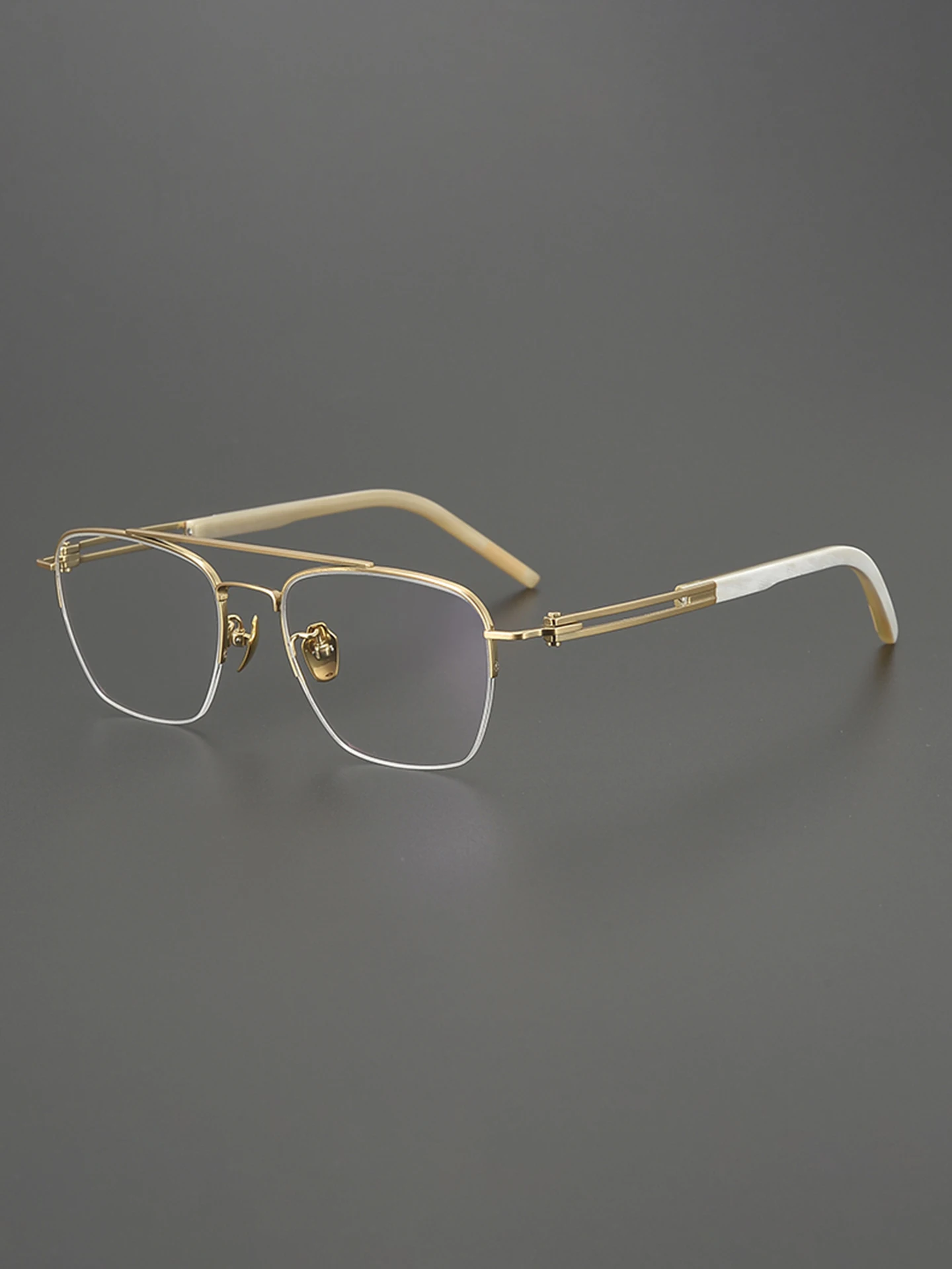 New Double Beam Half Frame Glasses for Men Optical Prescription Custom Eyeglasses Women Myopia Reading Luxury Titanium Eyewear
New Double Beam Half Frame Glasses for Men Optical Prescription Custom Eyeglasses Women Myopia Reading Luxury Titanium Eyewear