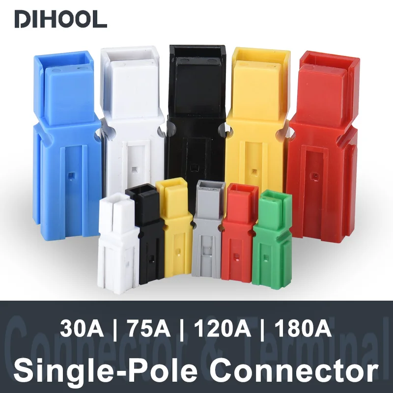 Single-Pole Connector Forklift Power Plug DC 30A/75A/120A/180A UPS Car Battery Charging Plug High-current Cable Terminals
Single-Pole Connector Forklift Power Plug DC 30A/75A/120A/180A UPS Car Battery Charging Plug High-current Cable Terminals