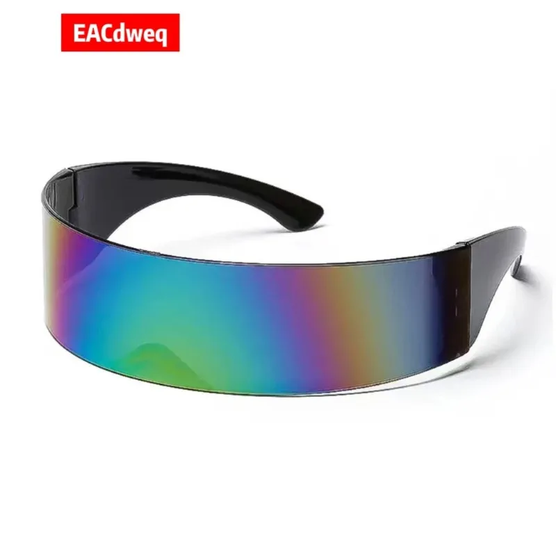 Y2K Futuristic Narrow Cyclops Visor Sunglasses Women Men Laser Sun Glasses UV400 Mirrored Lens Costume Party Eyewear
Y2K Futuristic Narrow Cyclops Visor Sunglasses Women Men Laser Sun Glasses UV400 Mirrored Lens Costume Party Eyewear