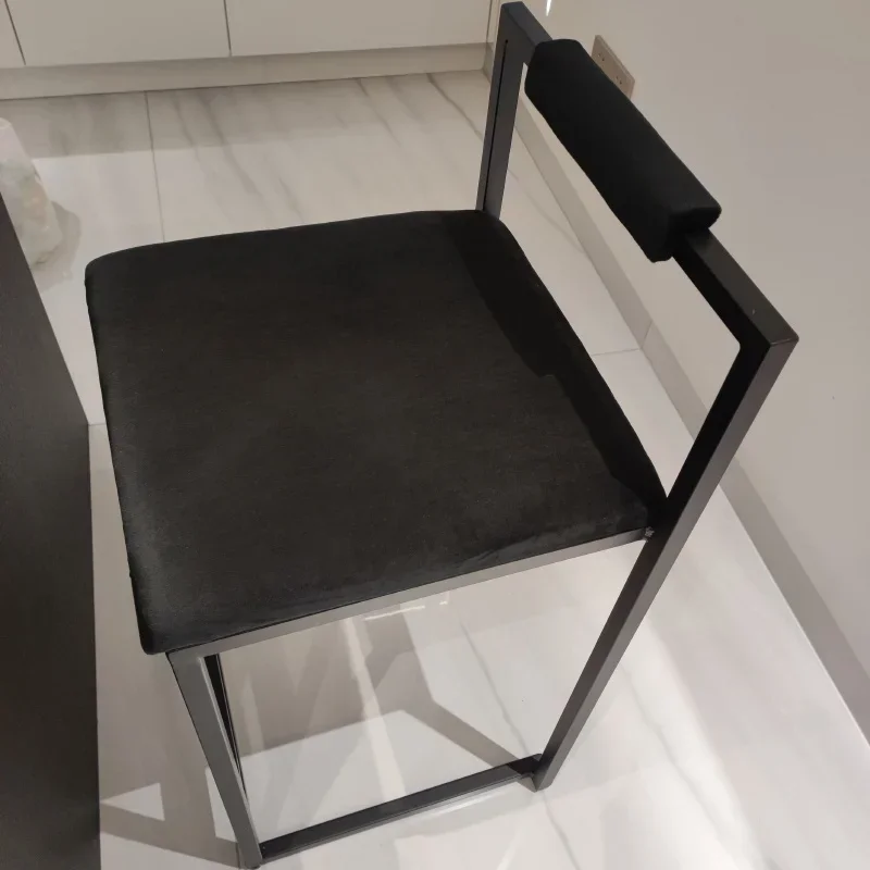 Nordic Velvet Back Bar Chairs for Kitchen Furniture Iron High Bar Stool Nordic Luxury
Nordic Velvet Back Bar Chairs for Kitchen Furniture Iron High Bar Stool Nordic Luxury
