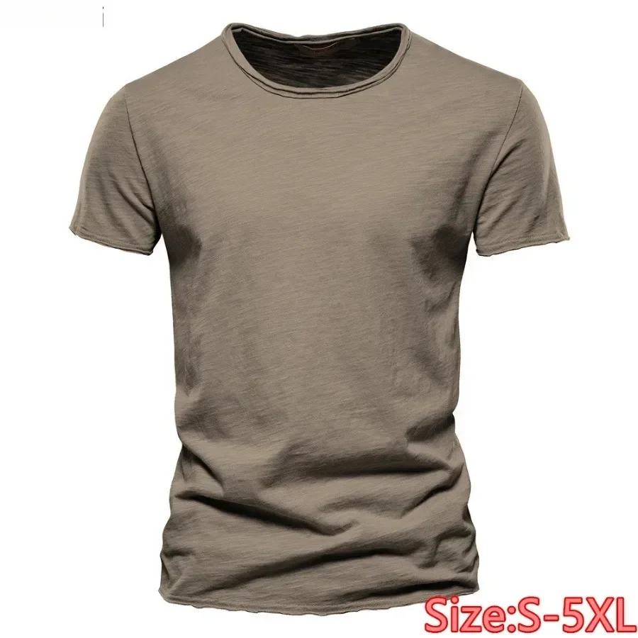 New Men's Summer 100% Cotton T-shirt Fashion Cut Design Slim Solid Men's O-neck Tops Summer Soft Short Sleeve Tees for Men
New Men's Summer 100% Cotton T-shirt Fashion Cut Design Slim Solid Men's O-neck Tops Summer Soft Short Sleeve Tees for Men