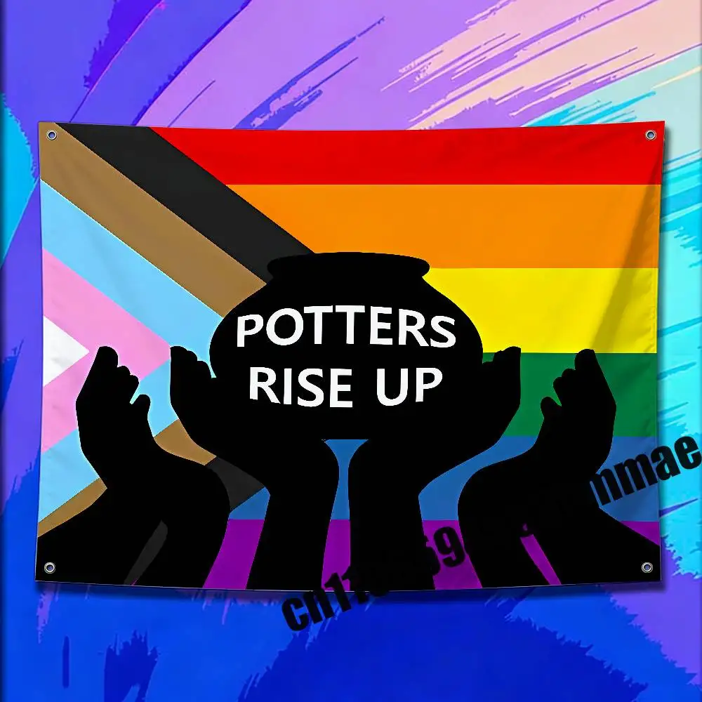 For Potters Rise Up Inclusive Pride Gift Flag 150*200cm 100*150cm 80*120cm 50*70cm Living Room Banner Wall Tapestry Cover
For Potters Rise Up Inclusive Pride Gift Flag 150*200cm 100*150cm 80*120cm 50*70cm Living Room Banner Wall Tapestry Cover