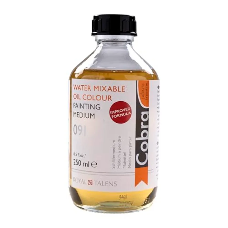 Cobra Water Mixable Oil Colour Painting Medium - 250ml Bottle
Cobra Water Mixable Oil Colour Painting Medium - 250ml Bottle