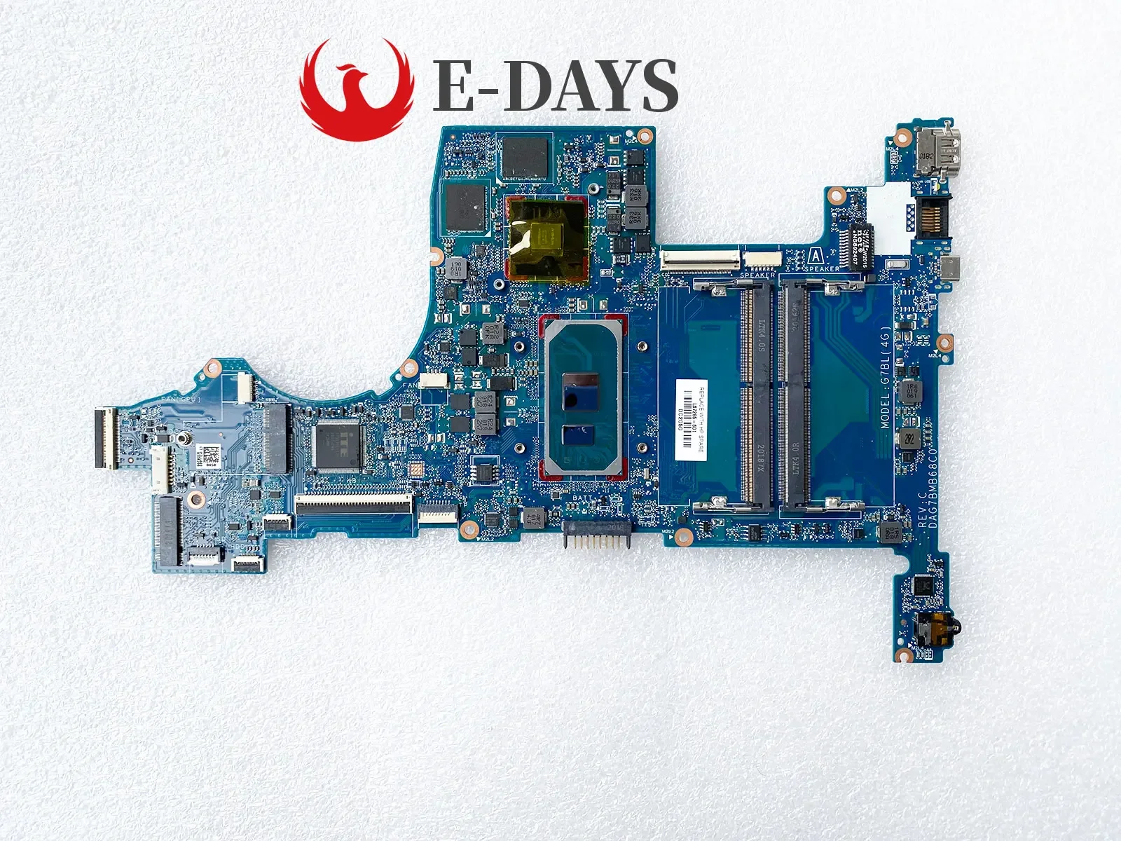 For HP Pavilion 15-CS Notebook Mainboard DAG7BLMB8D0 L67287-601 L67288-601 L76585-601 I5 I7 10th Gen GPU 2G Laptop Motherboard
For HP Pavilion 15-CS Notebook Mainboard DAG7BLMB8D0 L67287-601 L67288-601 L76585-601 I5 I7 10th Gen GPU 2G Laptop Motherboard
