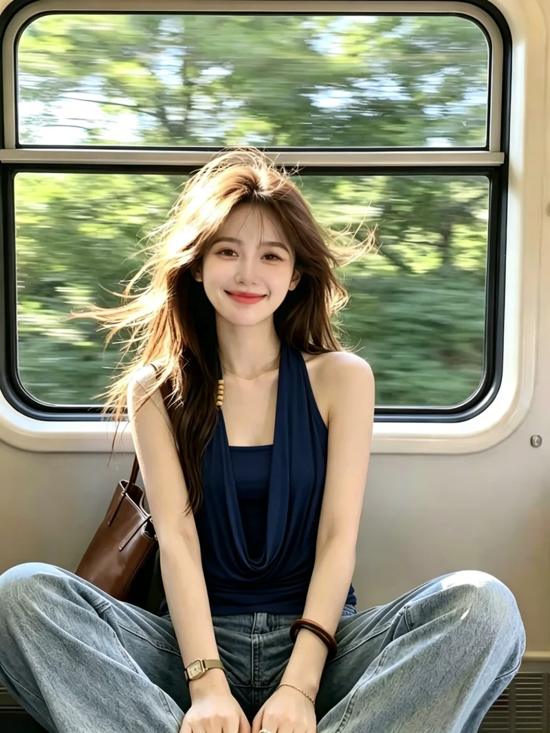 Summer New Style Women's Sleeveless Neck Hanging Bead Vest Slimming Personality Top Korean Version Commute Style Pure Color
Summer New Style Women's Sleeveless Neck Hanging Bead Vest Slimming Personality Top Korean Version Commute Style Pure Color
