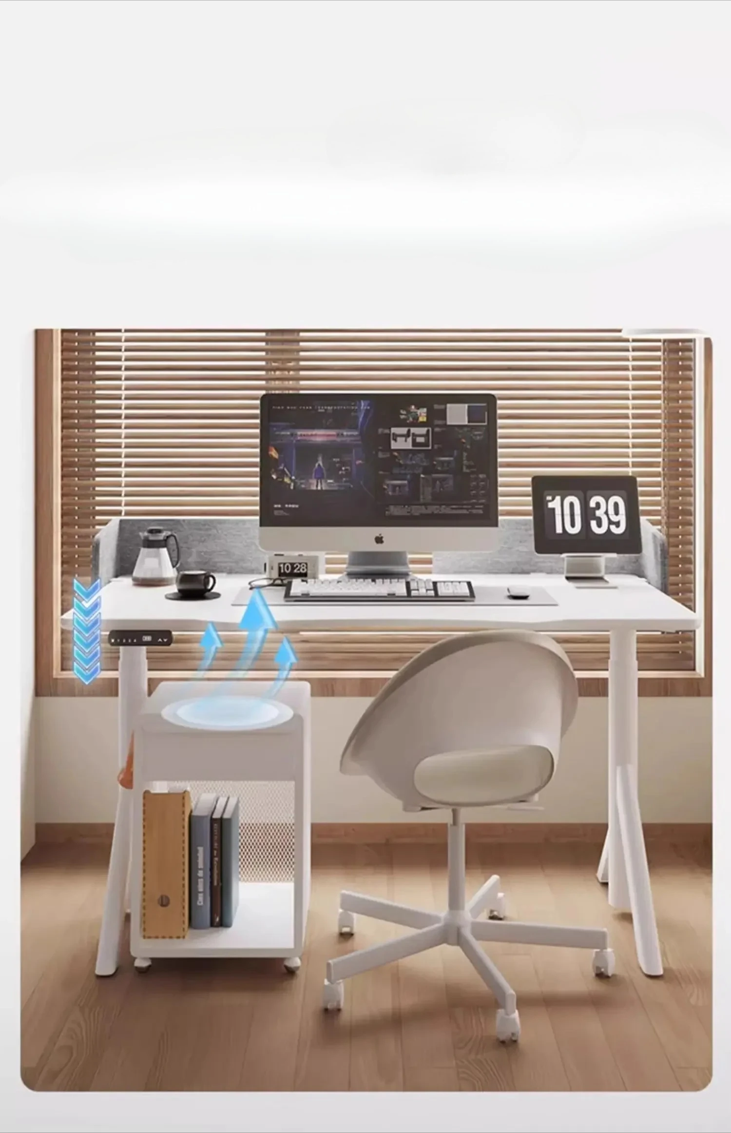 Electric lifting table Home office desk Smart computer desk Can lift e-sports table Learning workbench
Electric lifting table Home office desk Smart computer desk Can lift e-sports table Learning workbench