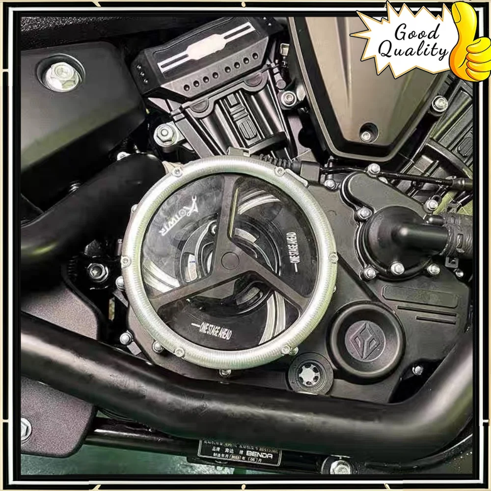 For Benda DARK FLAG 500 modified transparent clutch cover water pump cover transparent air filter engine side cover accessories
For Benda DARK FLAG 500 modified transparent clutch cover water pump cover transparent air filter engine side cover accessories