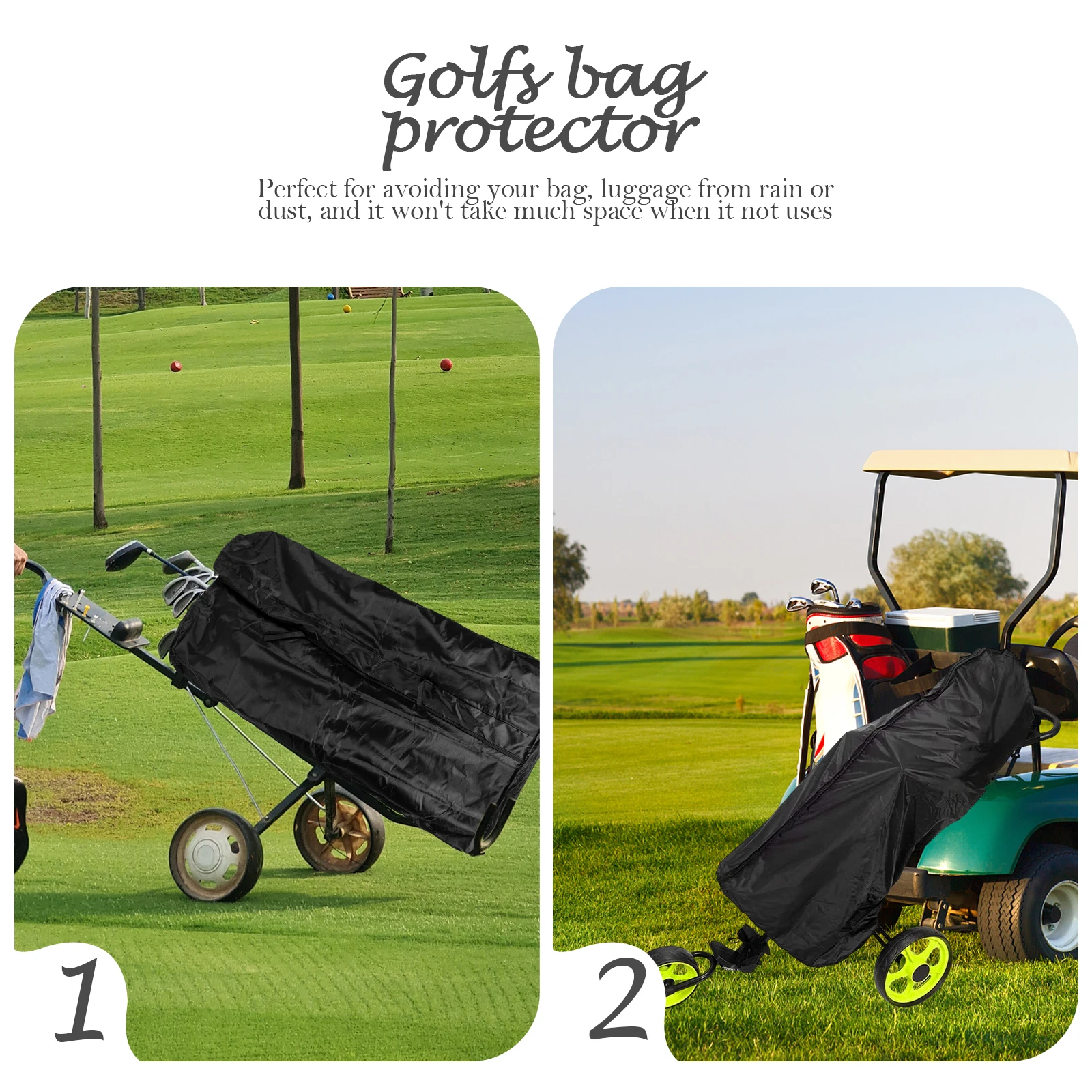 Golf Bag Rainproof Cover Waterproof Dustproof Oxford Cloth Protector For Luggage Outdoor Lightweight Easy Storage Rain Guard
Golf Bag Rainproof Cover Waterproof Dustproof Oxford Cloth Protector For Luggage Outdoor Lightweight Easy Storage Rain Guard