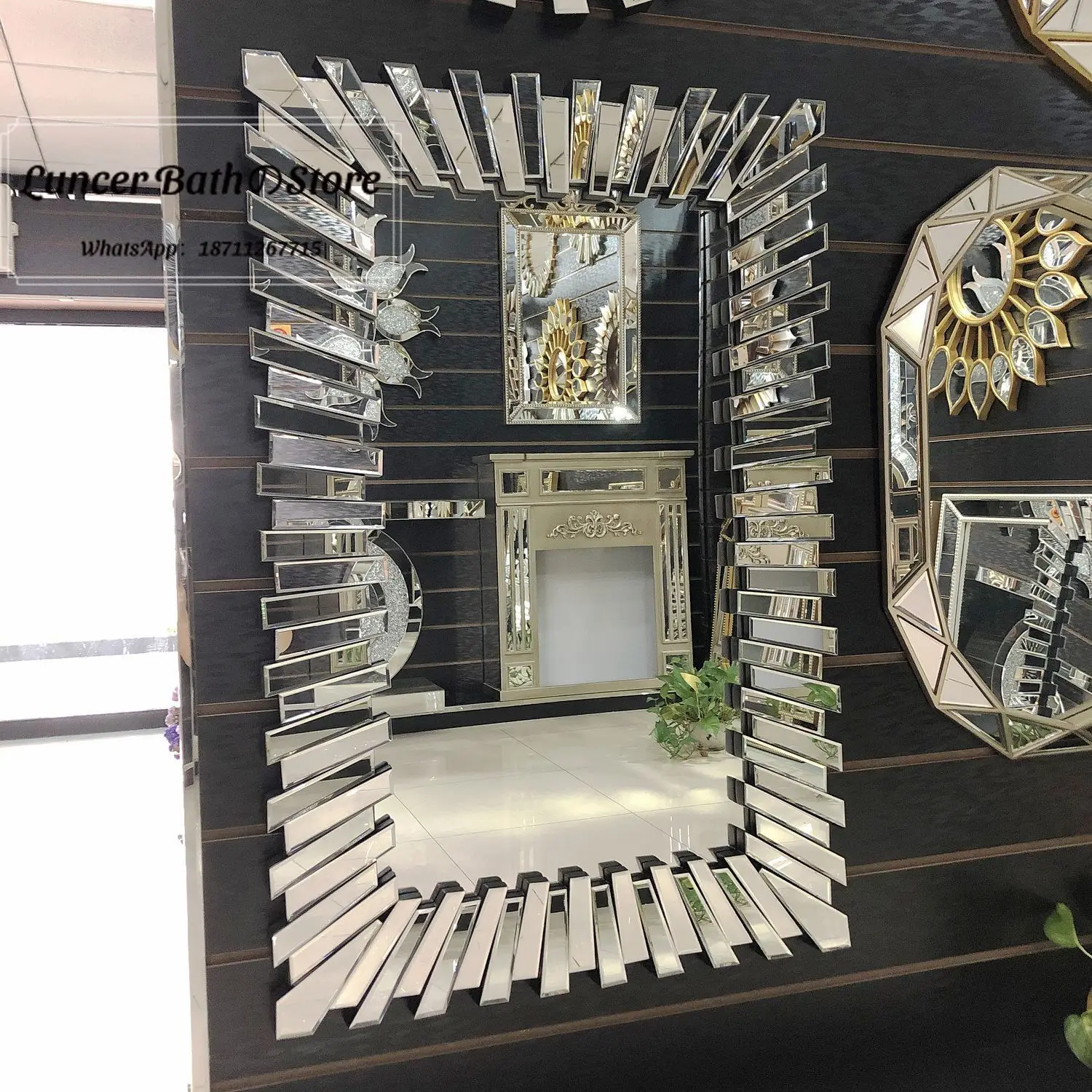 2024 New European Venetian Mirror, Mosaic Puzzle Wall Mounted Bathroom Mirror, Vintage Vanity Mirror for Home Toilet
2024 New European Venetian Mirror, Mosaic Puzzle Wall Mounted Bathroom Mirror, Vintage Vanity Mirror for Home Toilet