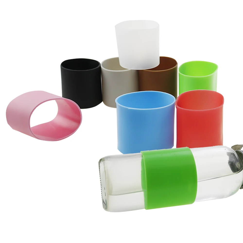 1Pcs 9 Colour Silicone Diameter 5.5cm Glass Bottle Non-slip Mug Sleeve Heat Insulation Recyclable Wrap Proof Without Deformati
1Pcs 9 Colour Silicone Diameter 5.5cm Glass Bottle Non-slip Mug Sleeve Heat Insulation Recyclable Wrap Proof Without Deformati