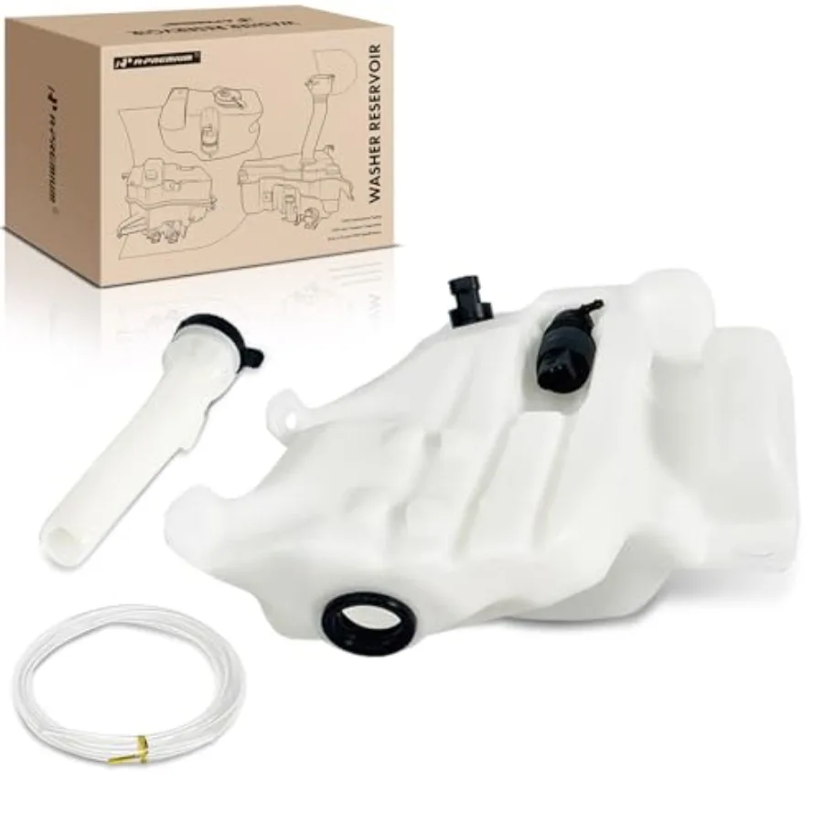 Windshield Washer Reservoir Compatible with Select Chevrolet, Buick, Cadillac Models - Malibu, Impala, LaCrosse, Regal, XTS, Al
Windshield Washer Reservoir Compatible with Select Chevrolet, Buick, Cadillac Models - Malibu, Impala, LaCrosse, Regal, XTS, Al