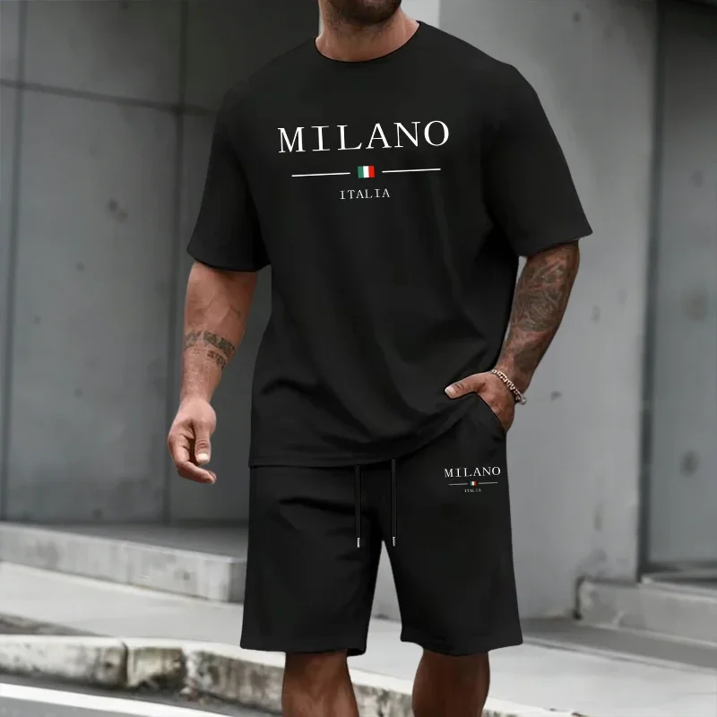 2026 Summer Italy Fashion T-shirt Outfit Home Outdoor Daily Casual Sportswear Men's Tracksuit Short Sleeve Top and Sports Shorts
2026 Summer Italy Fashion T-shirt Outfit Home Outdoor Daily Casual Sportswear Men's Tracksuit Short Sleeve Top and Sports Shorts