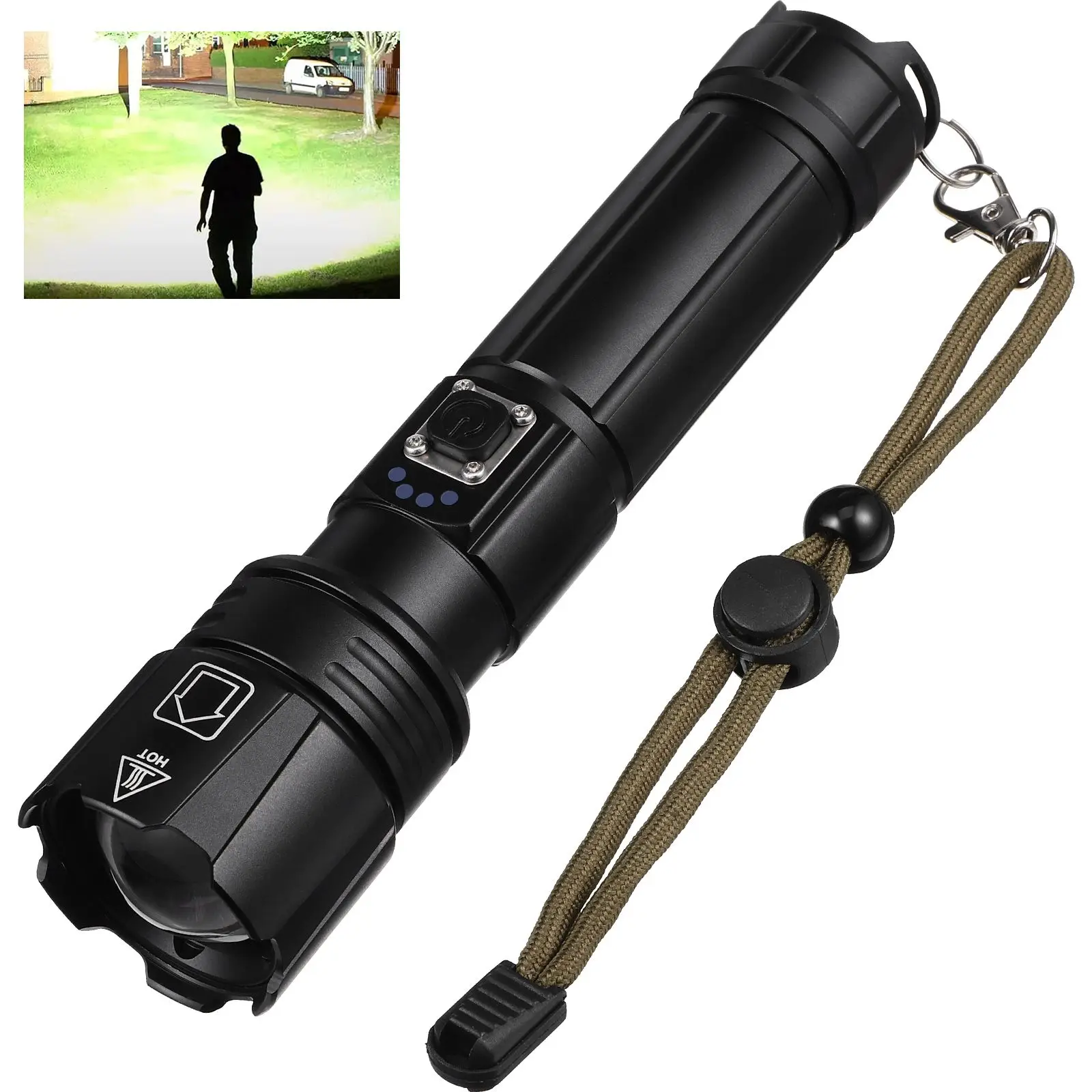 LED Torch Light Rechargeable Flashlight The USB Glare Aluminum Alloy Flashlights High Lumens Work
LED Torch Light Rechargeable Flashlight The USB Glare Aluminum Alloy Flashlights High Lumens Work