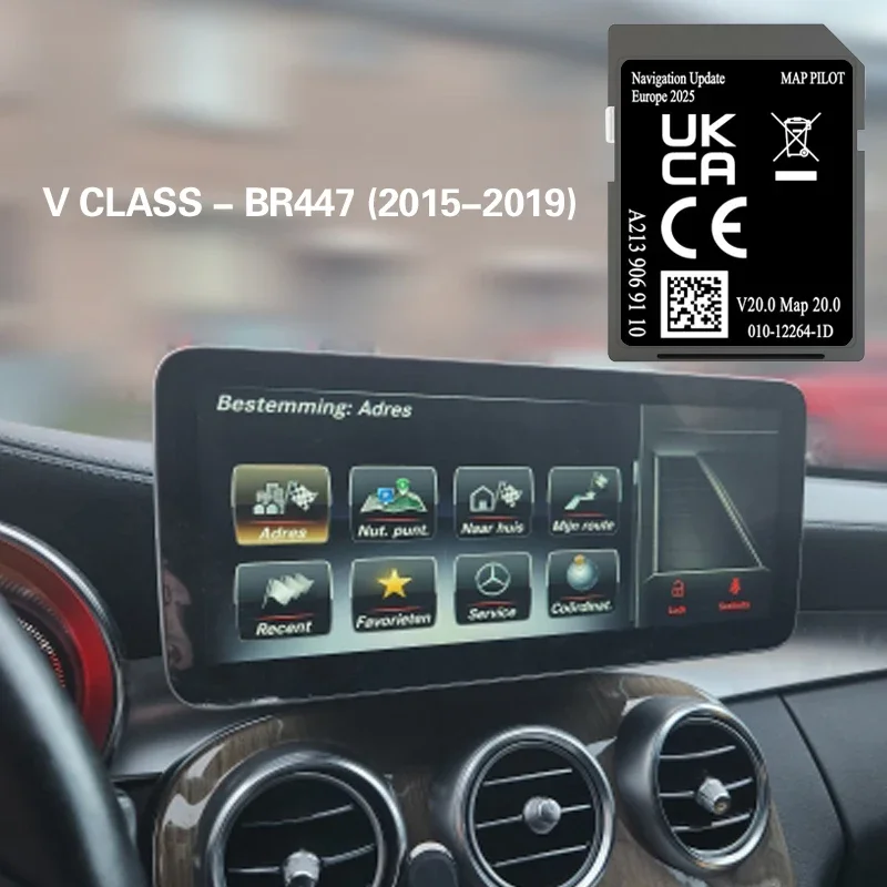 V-Class BR447 2015-2019 A2139069110 for Mercedes Cover Spain Poland Netherlands Map Navigation SD Naving Card
V-Class BR447 2015-2019 A2139069110 for Mercedes Cover Spain Poland Netherlands Map Navigation SD Naving Card