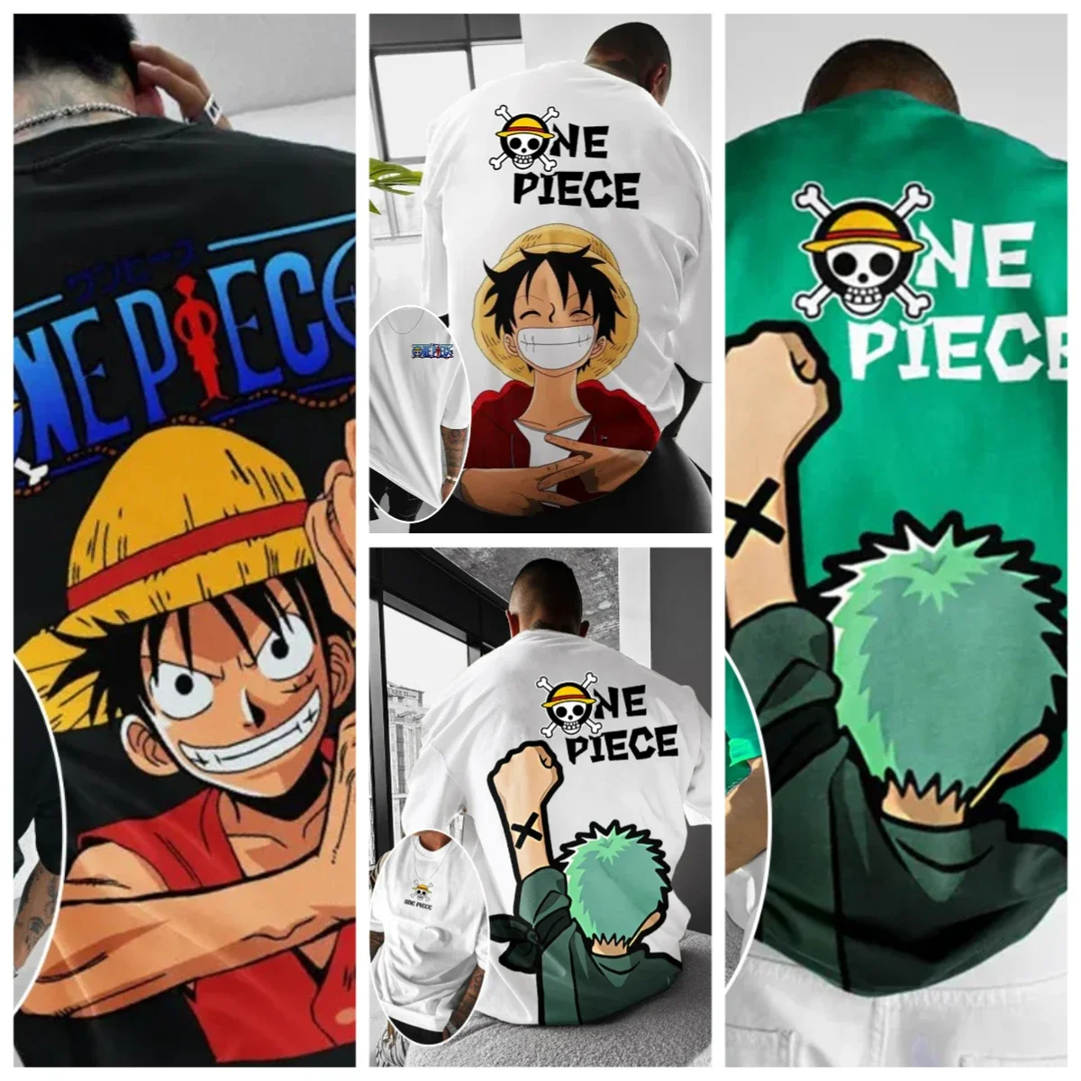 24/25 последняя популярная летняя футболка Y2K с рисунком аниме One Piece Luffy с 3D принтом для взрослых и детей, удобный топ
24/25 последняя популярная летняя футболка Y2K с рисунком аниме One Piece Luffy с 3D принтом для взрослых и детей, удобный топ