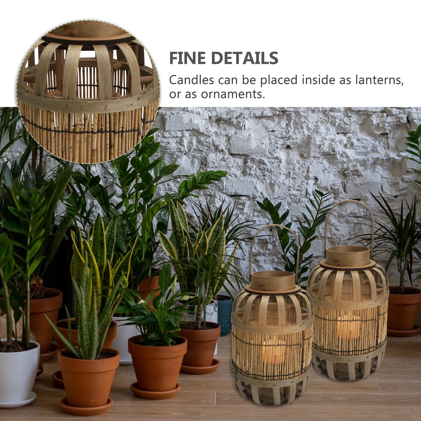 1pc Straw Woven Lantern Small Wood Decor Vintage Rustic Home Party Outdoor Table Festive Light Stylish Decorative
1pc Straw Woven Lantern Small Wood Decor Vintage Rustic Home Party Outdoor Table Festive Light Stylish Decorative