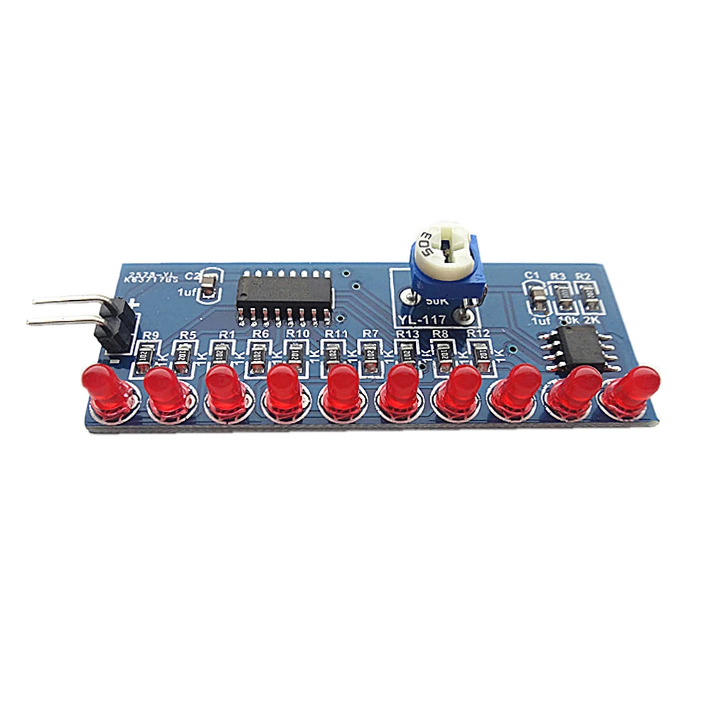 Water Lamp Kit 10 LED PCB 54x21mm 1.6mm Thickness NE555 CD4017 DIY Electronic Parts Christmas Tree Strobe Soldering Kit
Water Lamp Kit 10 LED PCB 54x21mm 1.6mm Thickness NE555 CD4017 DIY Electronic Parts Christmas Tree Strobe Soldering Kit