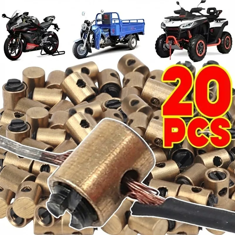 20/10pcs Cable Stop Bolt Pin Motorcycle Throttle Wire Core Brake Bolt Pin for 50CC-250CC CRF XR BBR KLX TTR ATV Scooter Fit Wire
20/10pcs Cable Stop Bolt Pin Motorcycle Throttle Wire Core Brake Bolt Pin for 50CC-250CC CRF XR BBR KLX TTR ATV Scooter Fit Wire