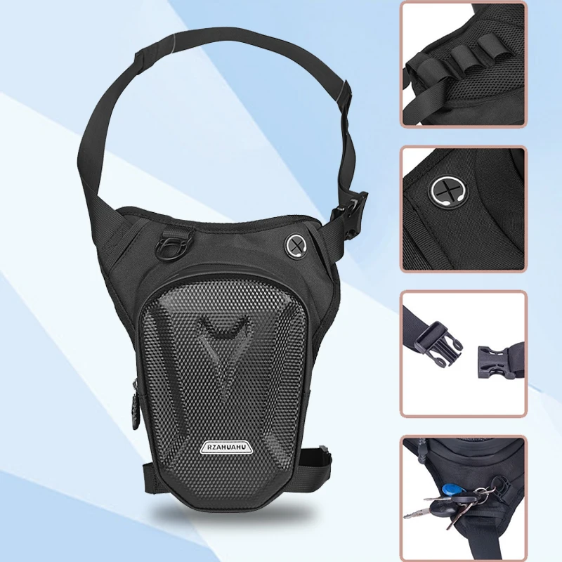 Motorbike Drop Waist Leg Bag EVA Hard Shell Motorcycle Leg Side Bag Outdoor Casual Waist Packs Bike Phone Purse Hip Bum Pack
Motorbike Drop Waist Leg Bag EVA Hard Shell Motorcycle Leg Side Bag Outdoor Casual Waist Packs Bike Phone Purse Hip Bum Pack
