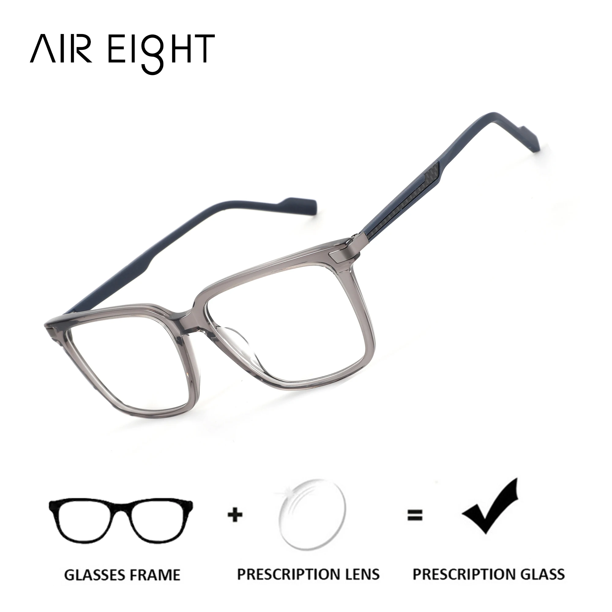 AIREIGHT (M Size) Acetate Square Prescription Glasses For Men Progressive Multifocal Optical Lenses With Recipe
AIREIGHT (M Size) Acetate Square Prescription Glasses For Men Progressive Multifocal Optical Lenses With Recipe