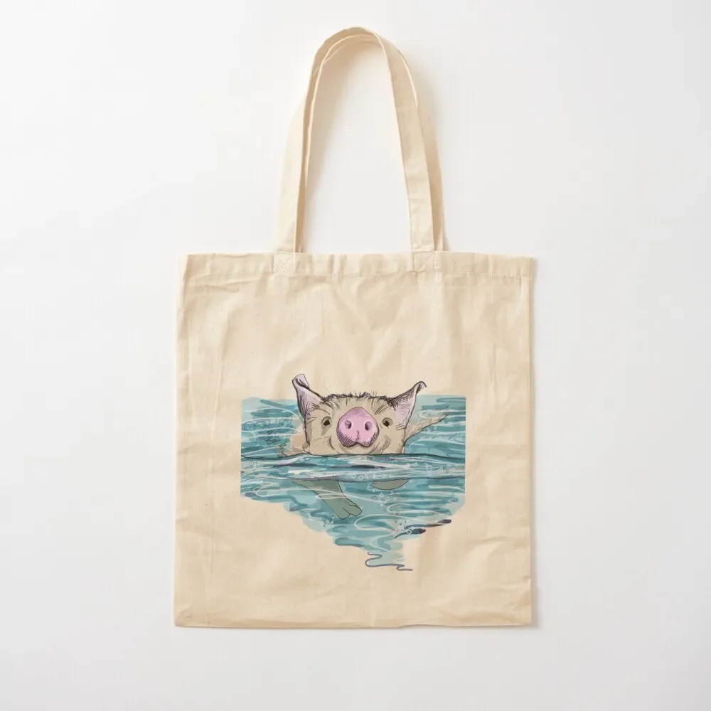 Bahamas Swimming Pig Tote Bag Woman shopper bag Fabric bag cloth woman foldable reusable
Bahamas Swimming Pig Tote Bag Woman shopper bag Fabric bag cloth woman foldable reusable