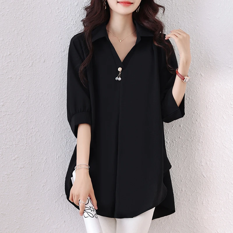 plus Size Slimming Fashionable Shirt Simple Elegant Summer New Style for Plump Sister Age Reduction Top Polyester Fiber Casua...
plus Size Slimming Fashionable Shirt Simple Elegant Summer New Style for Plump Sister Age Reduction Top Polyester Fiber Casua...