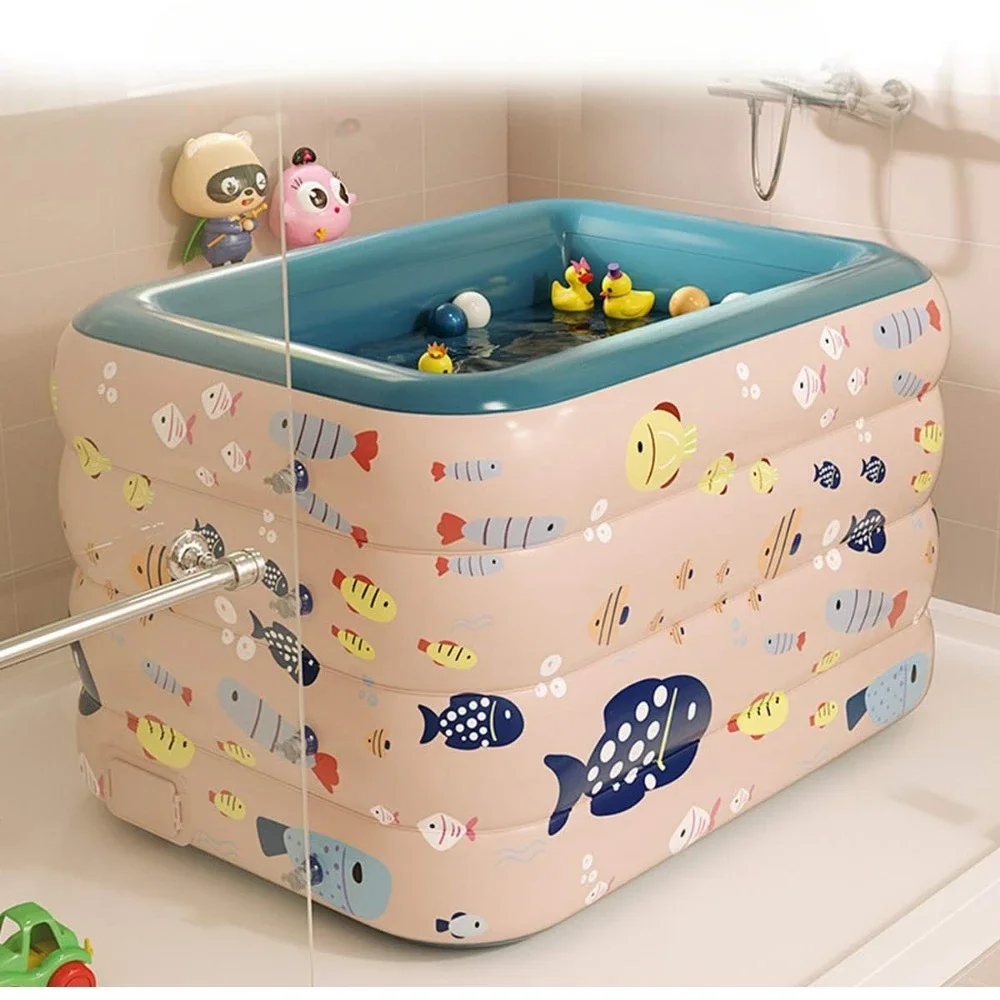 Deep Sea Blue Wireless Inflatable Family Pool for Kids - 4 Layer 120 * 90 * 75cm Thicken Pool - Easy to Assemble
Deep Sea Blue Wireless Inflatable Family Pool for Kids - 4 Layer 120 * 90 * 75cm Thicken Pool - Easy to Assemble