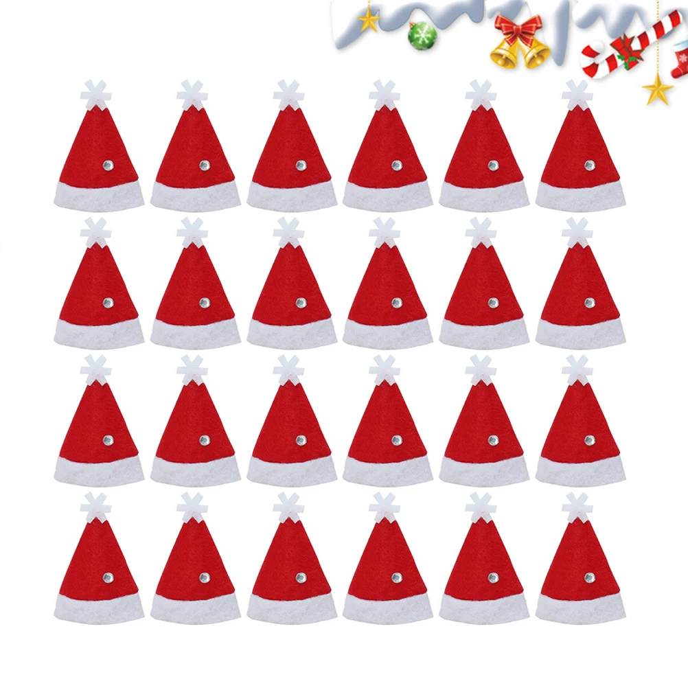 24 pcs Mini Christmas Hats for Lollipop Candy Toys Joyful Festive Party Supplies Reusable Santa Hat Bulk Decor
24 pcs Mini Christmas Hats for Lollipop Candy Toys Joyful Festive Party Supplies Reusable Santa Hat Bulk Decor