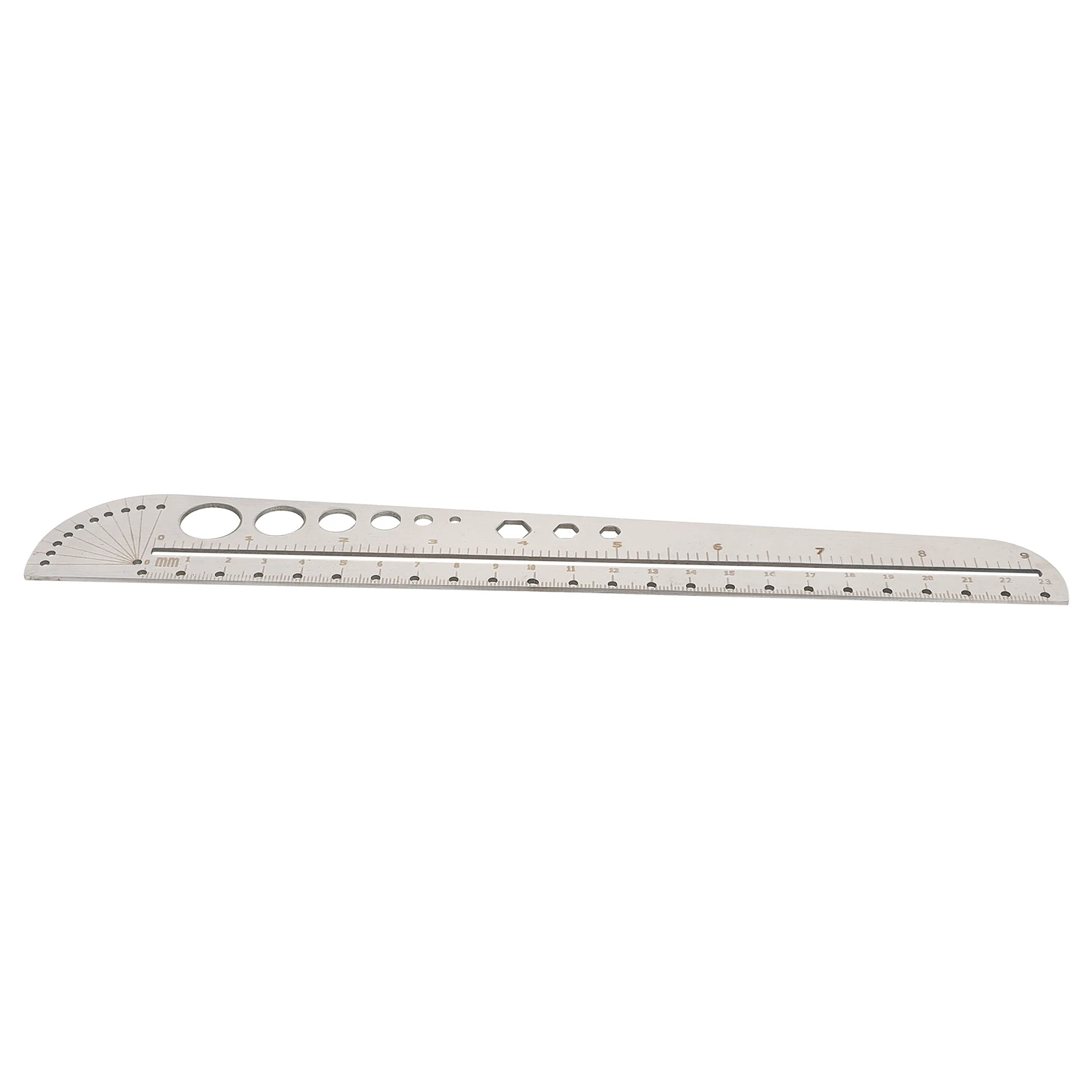 Multifunctional Protractor Ruler Stainless Steel Measuring Drawing Tools High Precision Scale Office School Use Long Lasting
Multifunctional Protractor Ruler Stainless Steel Measuring Drawing Tools High Precision Scale Office School Use Long Lasting
