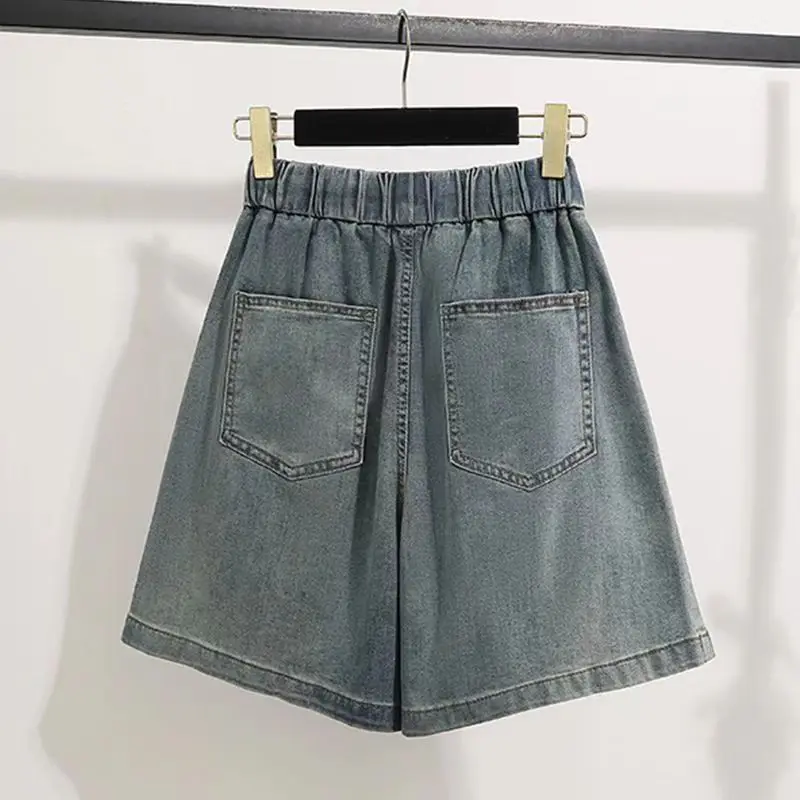 New Summer Women's Denim Shorts High Waist Blue Cotton Wide-leg Short Pants Girl's Student Fashion Womens Jean Shorts CQ21
New Summer Women's Denim Shorts High Waist Blue Cotton Wide-leg Short Pants Girl's Student Fashion Womens Jean Shorts CQ21