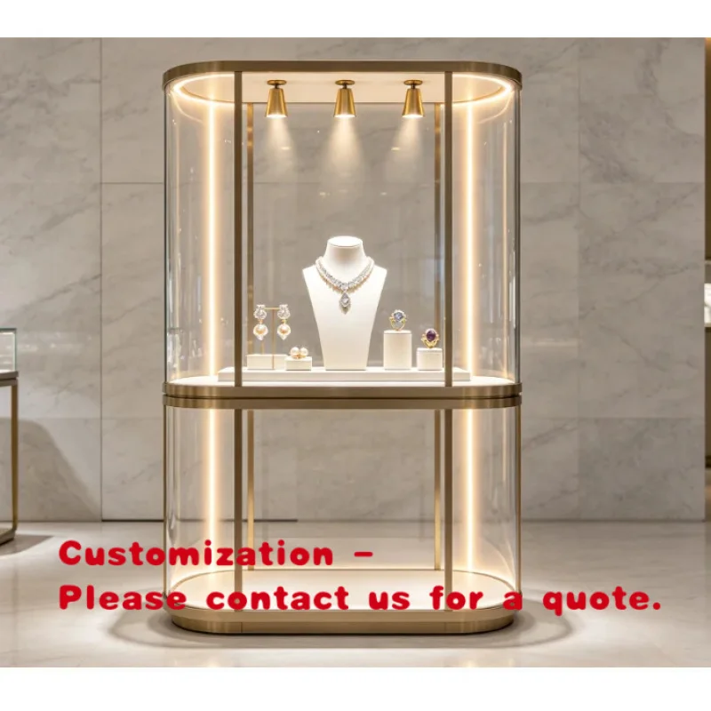 custom.Modern Aluminium LED Lighting Glass Display Showcase Cabinet Luxury Jewelry Retail Store & Shopping Mall
custom.Modern Aluminium LED Lighting Glass Display Showcase Cabinet Luxury Jewelry Retail Store & Shopping Mall