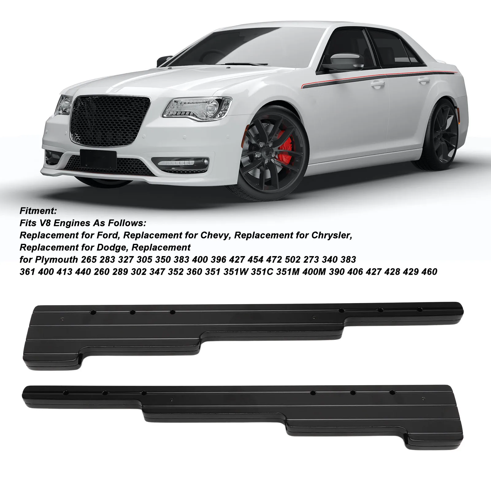 Aluminum Alloy Spark Plug Wire Looms Holder Spark Plug Wire Looms Holder Replacement for SBC SBF 302 350 454 V8 Engine
Aluminum Alloy Spark Plug Wire Looms Holder Spark Plug Wire Looms Holder Replacement for SBC SBF 302 350 454 V8 Engine