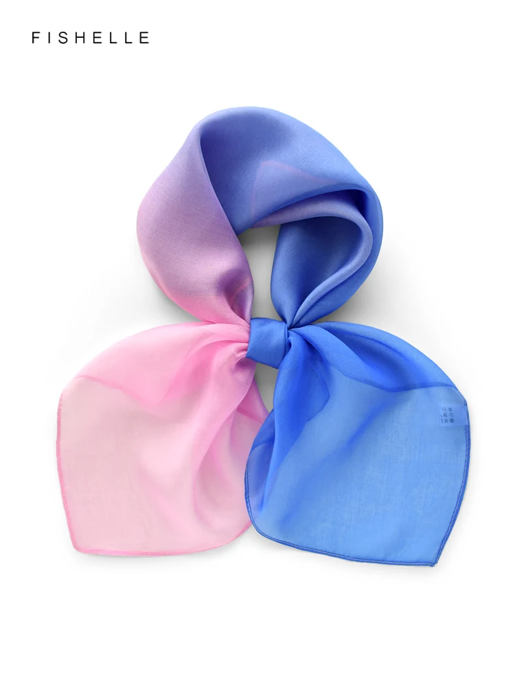 New pink blue gradient 100% silk scarf shawl chiffon thin women wraps handkerchief hijab hairband luxury gifts headband
New pink blue gradient 100% silk scarf shawl chiffon thin women wraps handkerchief hijab hairband luxury gifts headband