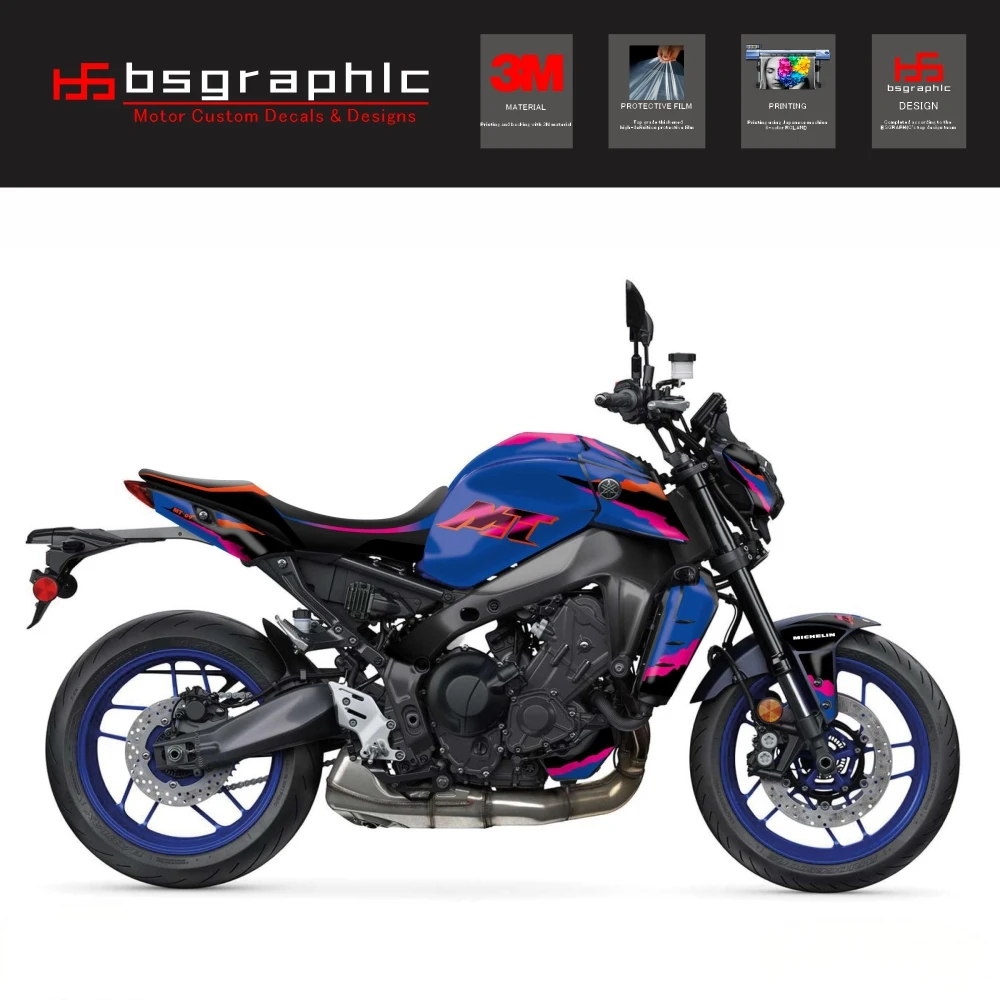 For Yamaha Mt-09 MT09 2021 2022 2023 Motorcycle Body Fairing Protective Sticker Decal Street Bike FIfty Graphic Kit Blue
For Yamaha Mt-09 MT09 2021 2022 2023 Motorcycle Body Fairing Protective Sticker Decal Street Bike FIfty Graphic Kit Blue