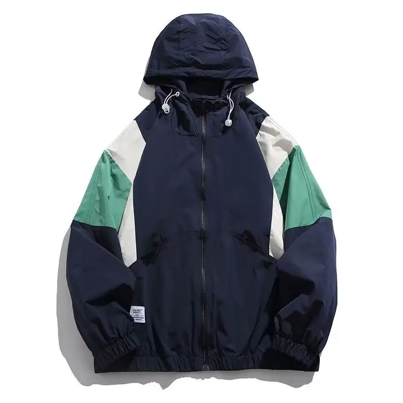 Spring and Autumn Street Men's Windbreaker Jacket Zipper Hooded Coat Bomber Mens Jackets Sun Protection Clothing
Spring and Autumn Street Men's Windbreaker Jacket Zipper Hooded Coat Bomber Mens Jackets Sun Protection Clothing