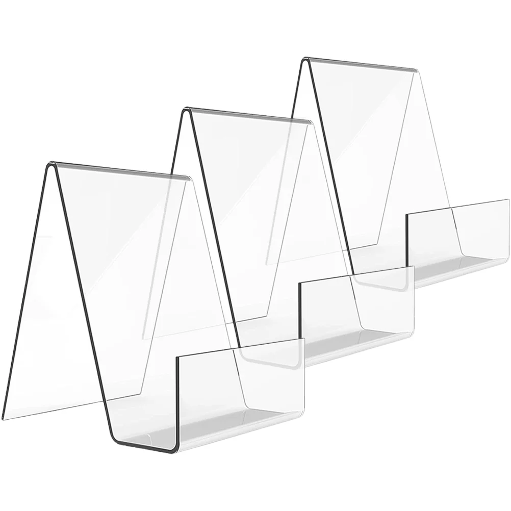 3 Pcs Transparent Display Stand Simple Book Holder for Store Acrylic Shelf Clear Easel Child Magazine Rack
3 Pcs Transparent Display Stand Simple Book Holder for Store Acrylic Shelf Clear Easel Child Magazine Rack