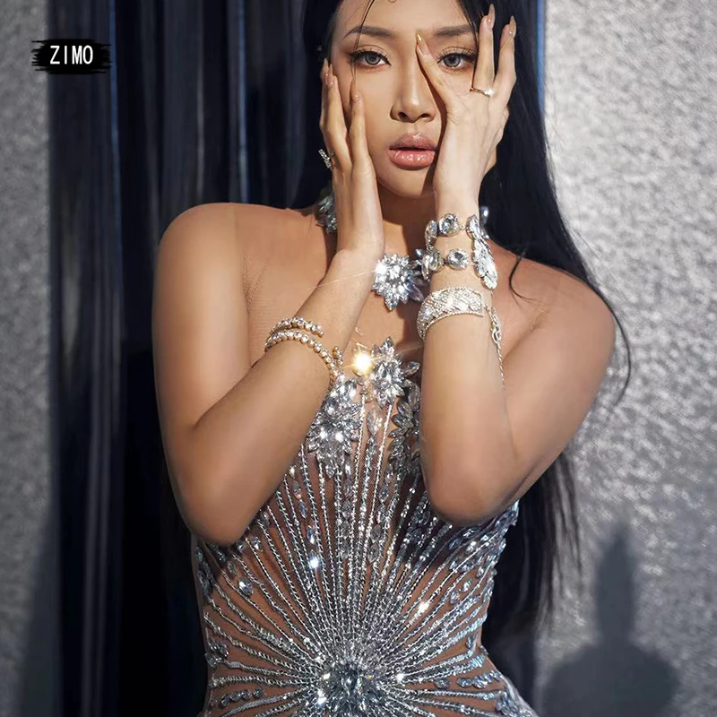New Women Rhinestone Sequins Tassel Spandex Elastic Bodysuit Sexy Party Prom Jumpsuit Singer Dance Stage Performance Costume
New Women Rhinestone Sequins Tassel Spandex Elastic Bodysuit Sexy Party Prom Jumpsuit Singer Dance Stage Performance Costume