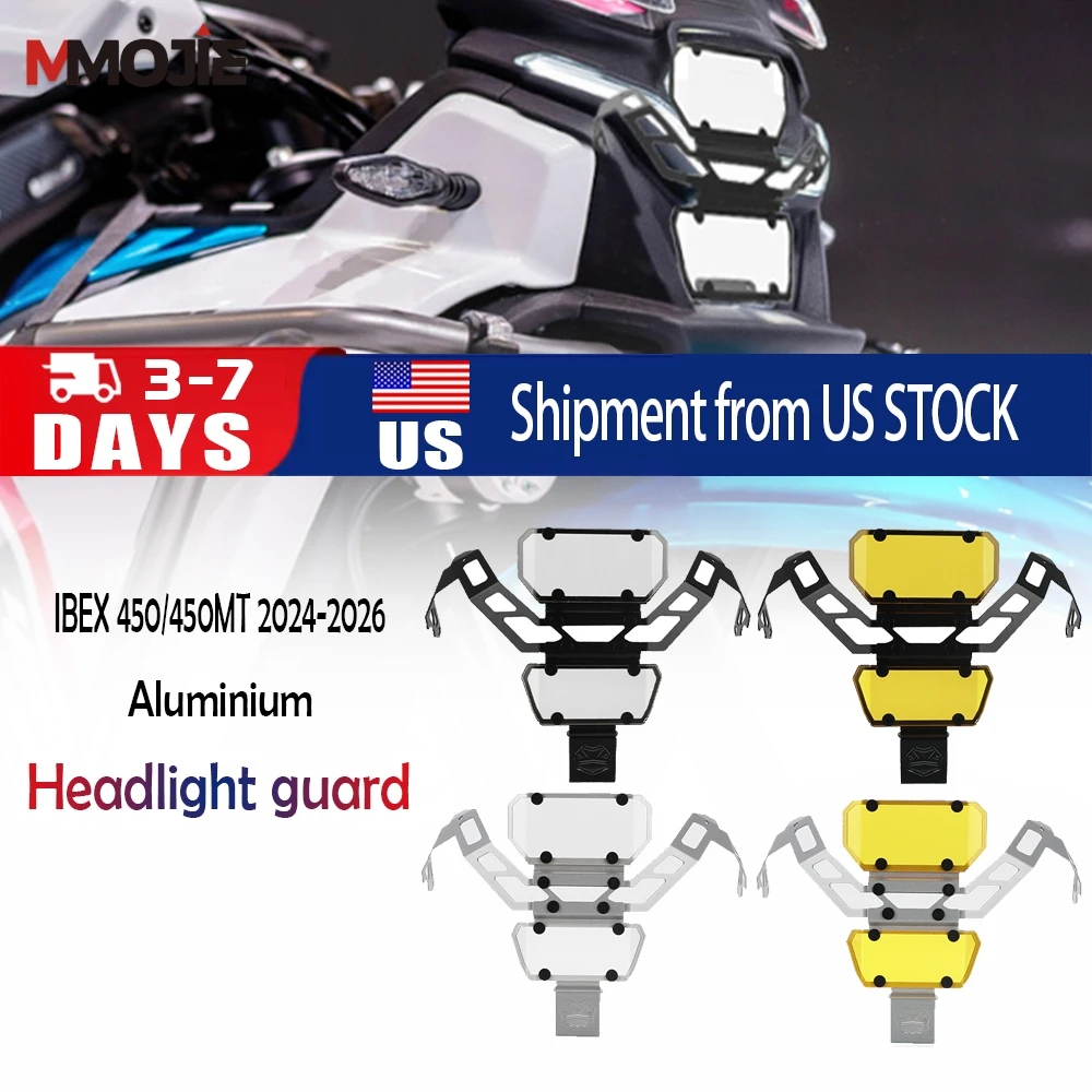 IBEX450 For CFMOTO 450MT 450 MT 450 2024 2025 Motorcycles Headlight Grille Guard Cover Protector Protection Lamp Grille Cover
IBEX450 For CFMOTO 450MT 450 MT 450 2024 2025 Motorcycles Headlight Grille Guard Cover Protector Protection Lamp Grille Cover