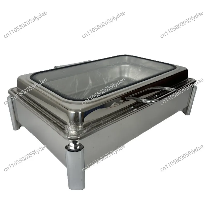 Stainless steel clamshell heating and insulation commercial buffet stove
Stainless steel clamshell heating and insulation commercial buffet stove