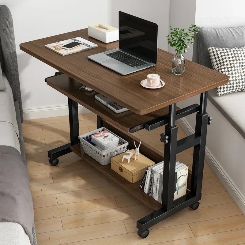 Modern Artificial Board Reading Desk for Study Liftable Double-layer Storage Computer Desks Creative Movable Desk for Bedside
Modern Artificial Board Reading Desk for Study Liftable Double-layer Storage Computer Desks Creative Movable Desk for Bedside