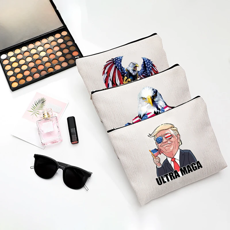 TRUMP Series Printed Linen Large Capacity Makeup Bag, Multifunctional Storage Bag, Women's Handbag, Storage Bag
TRUMP Series Printed Linen Large Capacity Makeup Bag, Multifunctional Storage Bag, Women's Handbag, Storage Bag