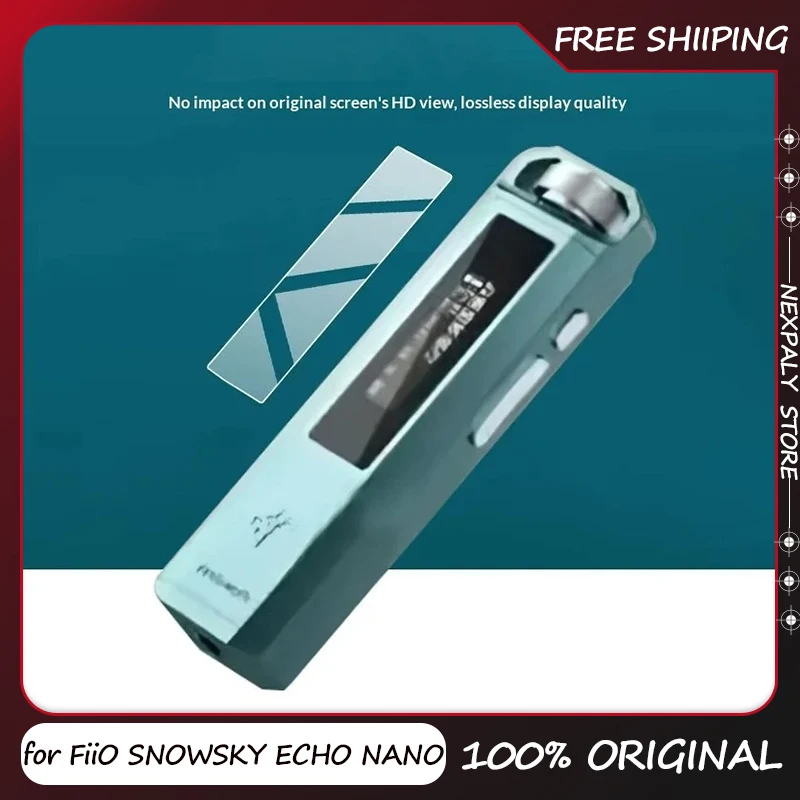Screen Protector for FiiO SNOWSKY ECHO NANO Tempered Glass Protective Film HD Clarity Scratch Resistant Walkman Reproductor Gift
Screen Protector for FiiO SNOWSKY ECHO NANO Tempered Glass Protective Film HD Clarity Scratch Resistant Walkman Reproductor Gift